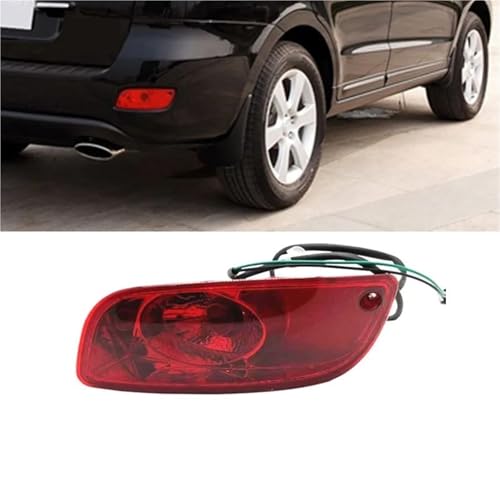 Reflector de parachoques trasero coche para viajes familiares seguros en Hyundai Santa 2