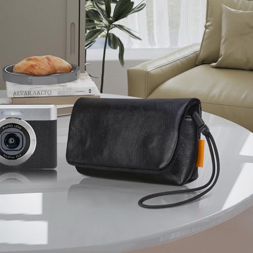 Funda Protectora de Cuero Negra para Cámara KODAK PIXPRO C1 miniatura 7