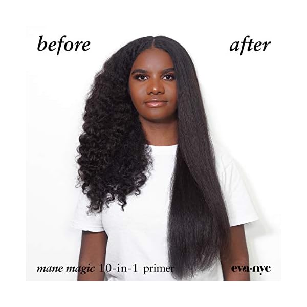 Eva-NYC-Mane-Magic-10-in-1-Primer-6-fl-oz Eva NYC Mane Magic 10-in-1 Primer, Heat Protectant for Hair, Infused with Sunflower Seed and Argan Oil for Hair, Sulfate, Paraben & Phthalate Free, 5.4 fl oz