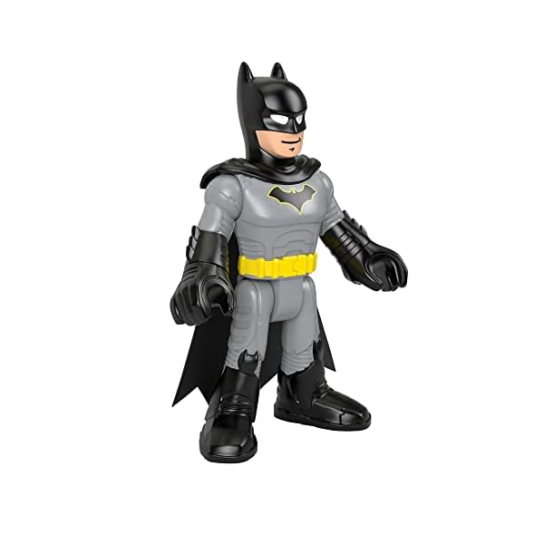 Imaginext DC Super Friends Batman Xl Toy 10-Inch Poseable Figure for Pretend Play Ages 3+ Years, Caped Crusader - Image 4