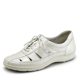 Henni 496020-244-148, halfhoge schoen dames, wit/offwhite