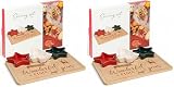 MIJOMA Servierset Weihnachten 4-teilig – Steinzeug-Schalen in Stern- & Tannenbaumform...