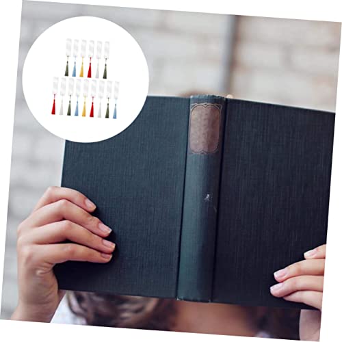 Marque-pages acryliques DIY avec pompons multicolores pour accessoires - 6