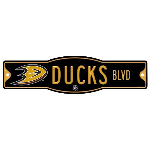 Wincraft NHL Anaheim Ducks Sign, 4.5 x 17-Inch