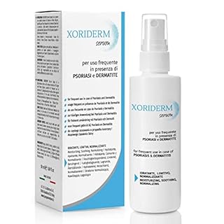 Xoriderm Serum 99% Ingredienti Naturali Lozione Utile in caso di Psoriasi e Dermatiti del Cuoio Capelluto. Azione Lenitiva, Idratante e Normalizzante.