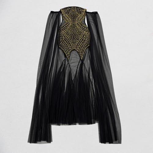 Image of Nagfar Women Rhinestone Sequin Birthday Party Sexy New Year Formal Dress