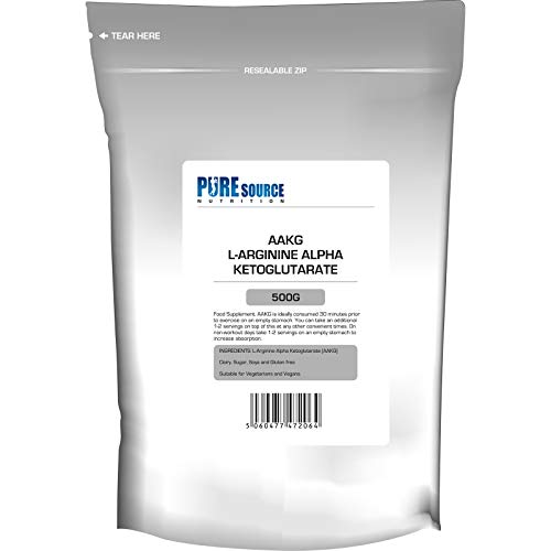 PSN AAKG L-Arginine Alpha Ketoglutarate 500g Powder L Arginine LArginine Nitric Oxide Cell Volumiser Pump Powder