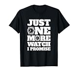 vintage t shirt collectors Drôle juste une montre de plus, je promets un cadeau pour les collectionneurs de montres ou les amateurs qui aiment acheter une nouvelle montre Qu'il s'agisse d'un chronomètre, analogique, numérique, nouveau ou vintage, ce collecteur de montres ne manquera pas de rire.