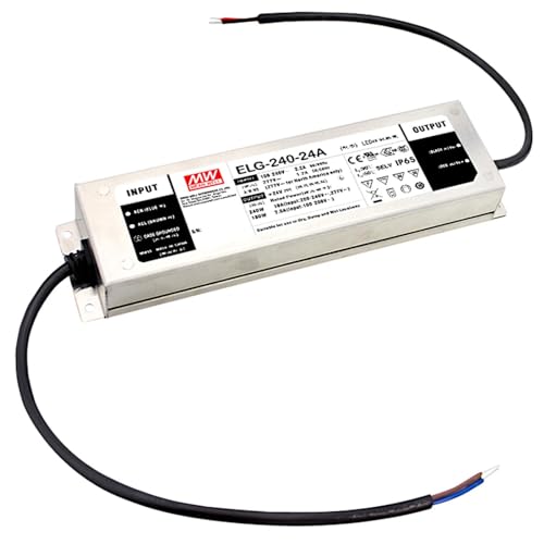 Alimentation LED MEAN WELL ELG-240-48B-3Y 48V pour stopper les clignotements des spots extérieurs