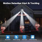 Outdoor Security Camera, Wireless WiFi Home Security Camera System, Two Way Talk, Spotlight, PTZ, Motion Detection Alert, Auto Tracking, Color Night Vision, Waterproof Video Surveillance IP Camera