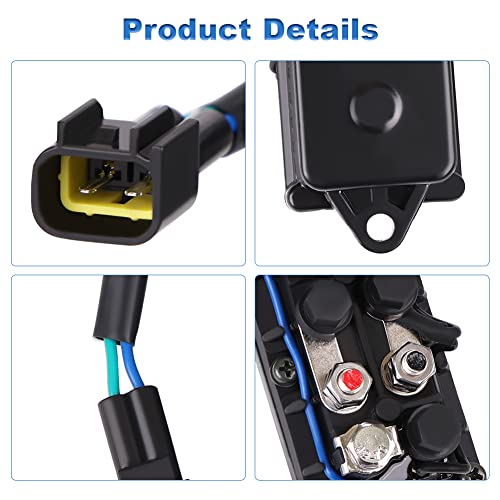 Vanjing Outboard Trim Relay 63P-81950-00-00 Compatible With Yamaha 25Hp 40Hp 50Hp 60Hp 75Hp 90Hp 150Hp 225Hp 250Hp Outboard 4 Stroke Engine Replacement For 63P-81950-00-00 Trm6003 Boat Trim Relay #TOP3