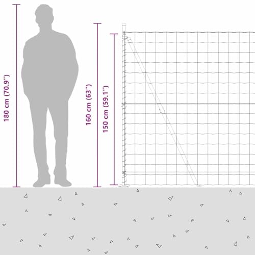 Clôture en acier résistant aux intempéries vidaXL au design moderne argenté