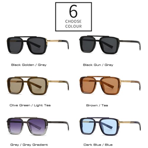 Lunettes de soleil rétro double pont pour bloquer les reflets