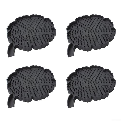 Juego de alfombrillas de silicona de aislamiento térmico para proteger las superficies de daños causados por el calor causado por ollas calientes, cuencos y tazas, para uso en cocinas y comedores