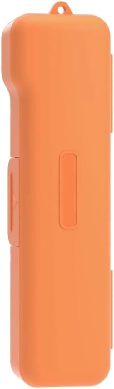 Hard Case, Compatible with DJI, OSMO Pocket 3 | PC flip-open storage shell, portable plastic camera case(Orange)