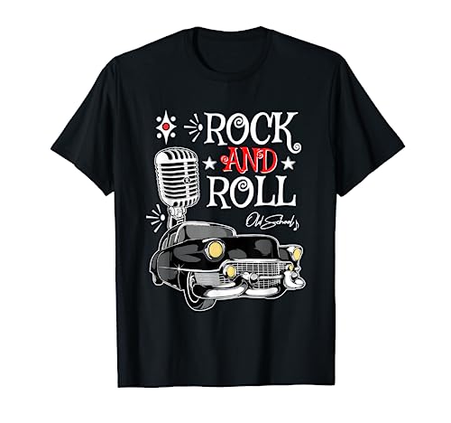 Rockabilly Homme Femme Vintage Années 50 60 70 Rock N Roll T-Shirt