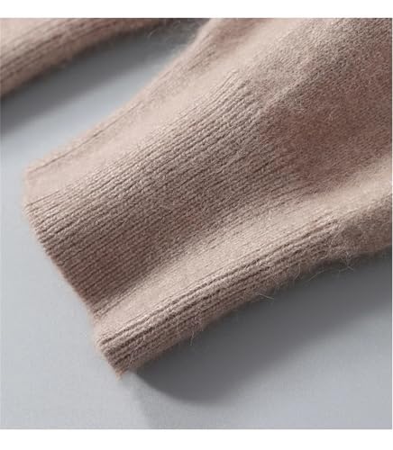 Men's Wool Blend V Neck Sweater Lightweight Long Sleeve Slim Fit Knit Pullover Business Casual Sweater3