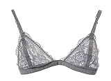URBAN K Womens Semi Sheer Lace Sexy Bralette