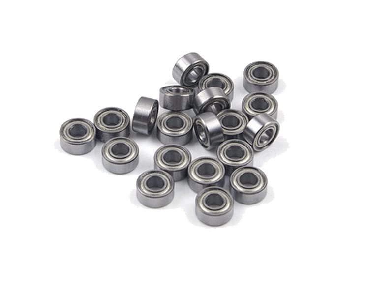 Precise Quality 5x10x4mm HopUp Metallic Shielded Metric Ball Bearing for Drone Helicopter, RC Miniature Toys (Pack of 20)