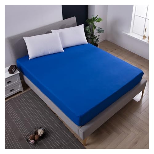 Protector de colchón impermeable beige de 160x200 cm con bolsillo profundo y capa absorbente 2