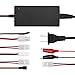 Powerextra Universal Smart RC Battery Charger for NiMH/NiCd 6V-12V Battery Packs, Fast Charger Compatible for RC Car, RC Airplanes with Standard Size Tamiya/Mini Tamiya/Alligator Clips Connectors