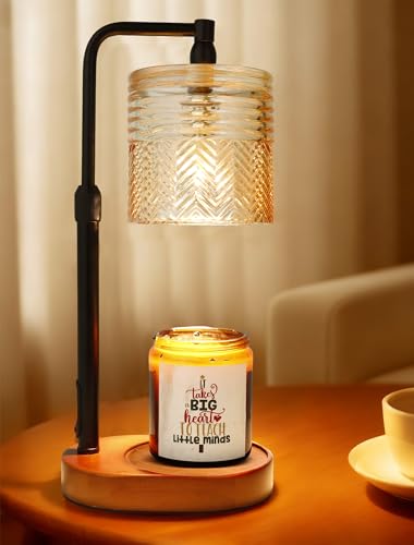 Lámpara calentadora de velas de diseño decoración vintage con apagado automático programable 2