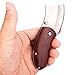 Samior CDT20 Small Cleaver Chopping Knife, 2 inch D2 Blade with Dual Thumb Studs, Rosewood Handle with Liner Lock, Compact Folding Pocket EDC Knives