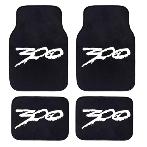 4Pcs Fabric Car Floor Mats Odorless Front&Rear Not PVC and not Rubber fit for 2005-Present Chrysler 300 Floor Mat