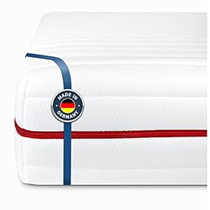 BMM Matratze 90×200 cm Klassik 19 Härtegrad H4 extra fest/Kaltschaummatratze Öko-Tex Zertifiziert/orthopädische 7 Zonen…
