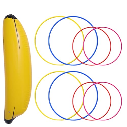 KOMBIUDA Engagement Inflatable Banana Bachelorette Party Game Props Fun Toss Banana Ring for Parties Random Color