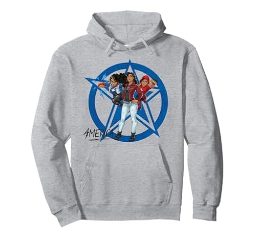Disfraces de Marvel Rising Secret Warriors America Chávez Sudadera con Capucha | Ya disponible en tu tienda friki favorita! En mundofriki.es!