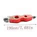 LQ Industrial Copper Pipe Cleaner 4 in 1 Copper Tubing Brush Battery Post Cleaning Brush Tool Red