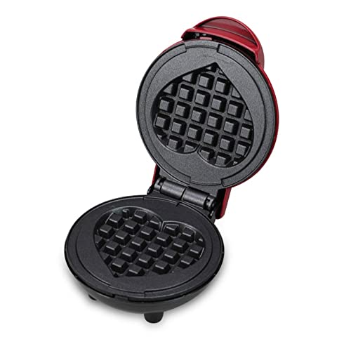 Mini máquina de waffle em formato de coração NC máquina de bolo infantil