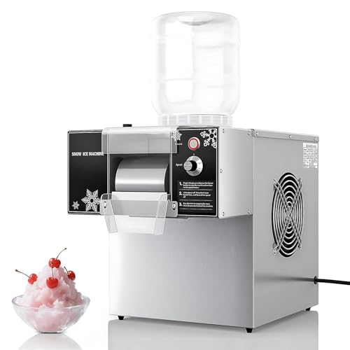 Commercial Flake Ice Maker Machine with 2 Hoppers - Rapid Cooling, Food-Grade Stainless Steel, Perfect for Restaurants, Bars, and Catering - High Efficiency Ice Production