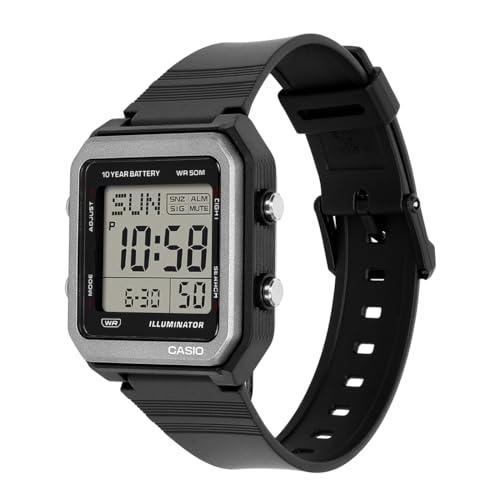Image of Casio W-221H-1AVDF Digital Black Watch Unisex (I133)
