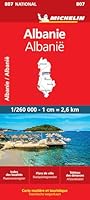 Michelin Map Albania 2067264346 Book Cover