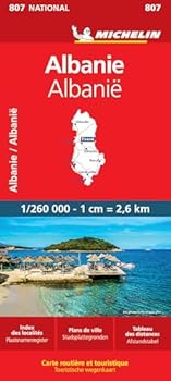 Loose Leaf Michelin Map Albania Book