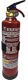 Grupo Cano Lopera | Extintor Universal Polvo Seco ABC con Capacidad de 1 Kg | Homologado | Eficacia 5A 21B | Útil para Casa - Coche - Caravana - Moto | Incluye soporte