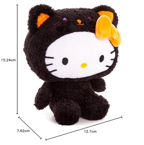 Doudou Hello Kitty Chat Noir Sanrio Peluche de Collection 23cm - 6