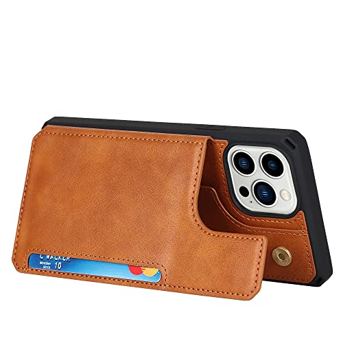 Funda de telefono con ranura para tarjeta de credito y soporte de iPhone 12 6