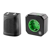 Produkt 2: INTELLIGENTE Technik: Die integrierte LED Anzeige gibt Auskunft über die verbleibende Betriebszeit. Die programmierbare Steckdose verbraucht eingeschaltet selbst nur 0,5W (im Standby-Modus 0W)