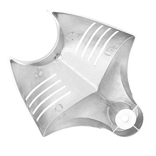 Homyl Chifre Da Motocicleta Capa para Harley Xl883 Xl1200 Glide Estrada Rei Prata - Prata