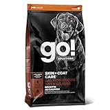 Go! Solutions Skin + Coat Care, Dry Dog Food, Large Breed Adult Salmon Recipe with Grains, 25 lb Bag