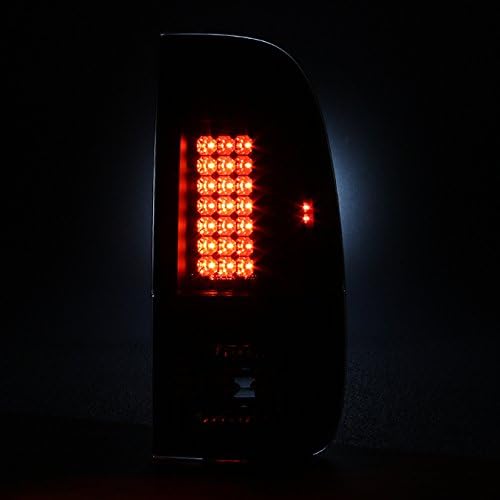 AKKON - For 08-16 Ford F-Series Superduty Pickup Truck Rear Black LED Tail Lights Brake Lamps Replacement