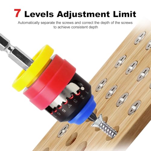 Fijador de tornillos regulable Cocoarm para evitar daños en paneles de yeso laminado 4