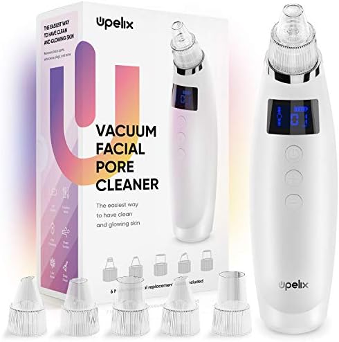 Vacuum Pore Cleaner Blackhead Remover Electric Comedone Suction Extractor Tool Machine USB Rechargeable Facial Cleaning Tool With 6 Suction Levels