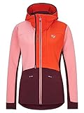 Ziener Damen NASINAH Hybrid-/Aktiv-Jacke | atmungsaktiv, winddicht, Ventilation, pink vanilla.new red, 38