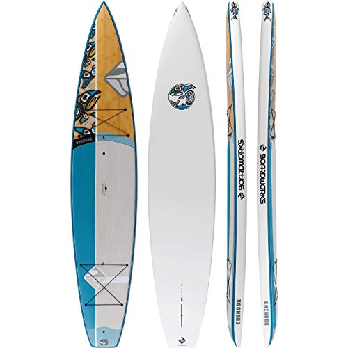 Boardworks Chinook Touring Stand-Up Paddleboard Bamboo/Blue/Light Blue, 12' 6' #TOP10