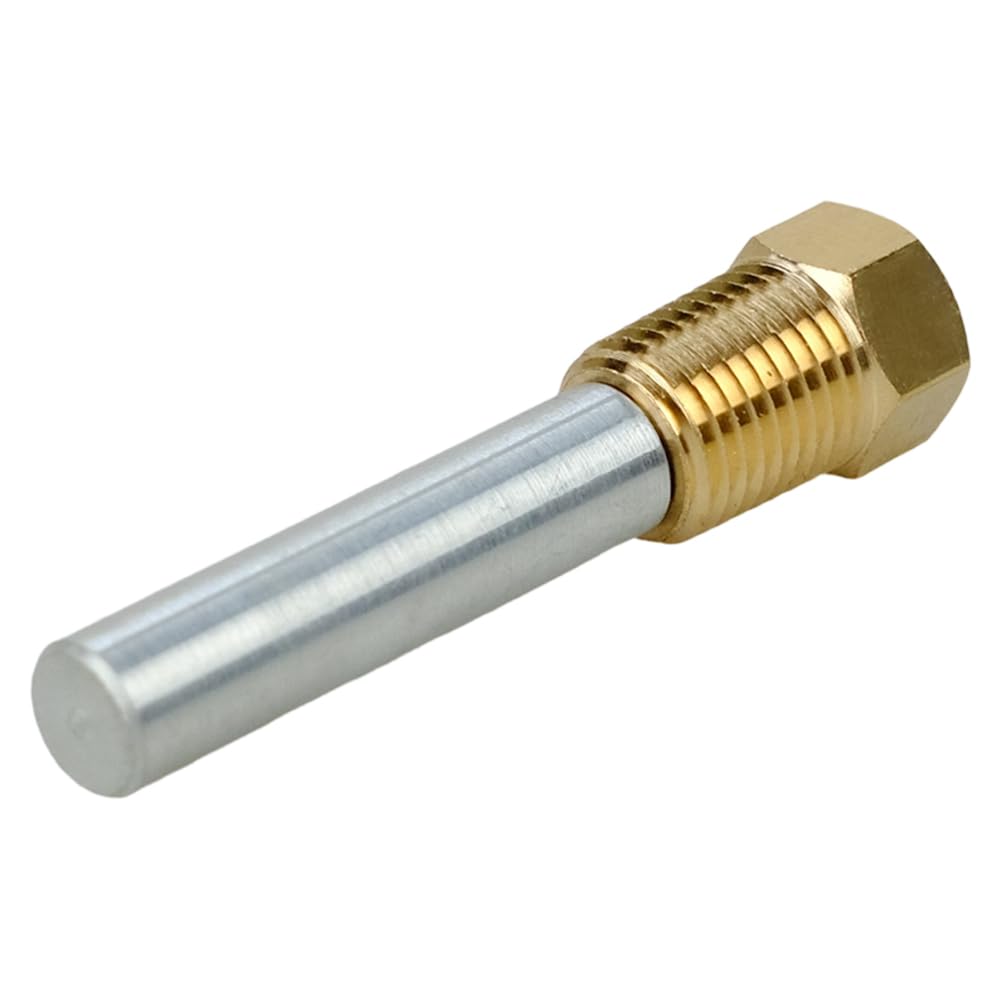 23-6400 1/4" Zinc Anode Fits for Kohler 260085 267928 Marine Generator 5E 6EF 7.3E 4EF Compatible with Sierra Compatible with Westerbeke 11885 1/4 NPT Boat Sacrificial Pencil Brass Plug - 4