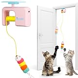 Taruphic Interactive Cat Toy for Indoor Cat,Automatic Door Hanging Cat Toy with Detachable Design,Kitten Toys for Indoor Cats Self Play,3.27 * 1.69 * 2.76Inch